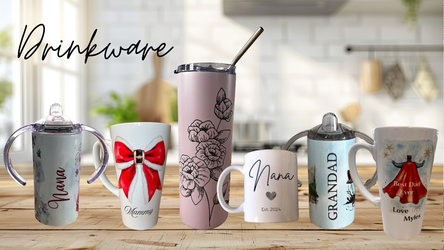 Drinkware Collection: Mugs and Tumblers for Every Occasion