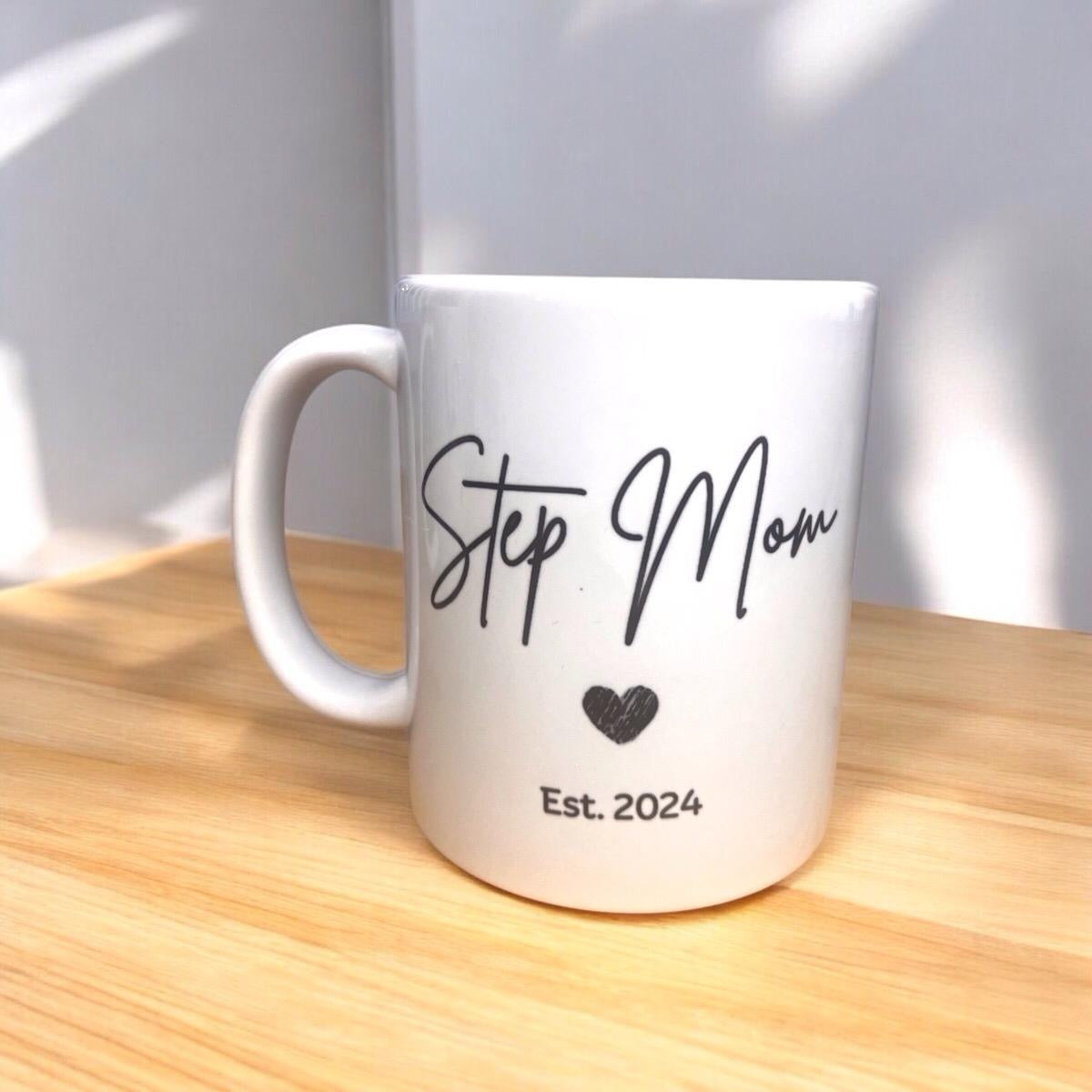 Step Mom/Step Dad Mug Set - Coffee Reuse Drinkware Cup Washable - Reusable