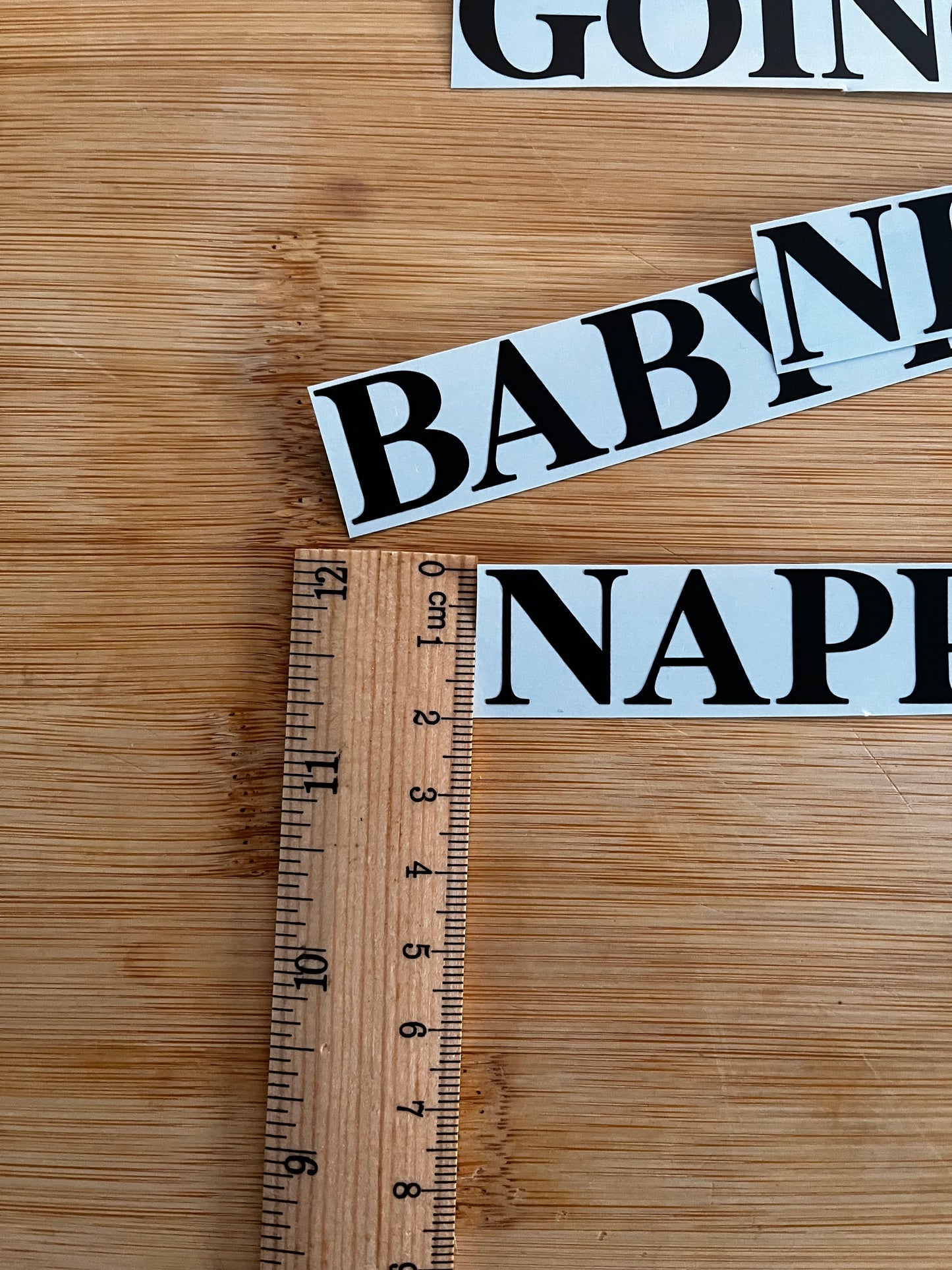 Baby Hospital Organiser Bag Vinyl Labels Decal Stickers | Baby Essentials | Baby Shower Gift | Mum to Be | Labor & Delivery Bag Labels