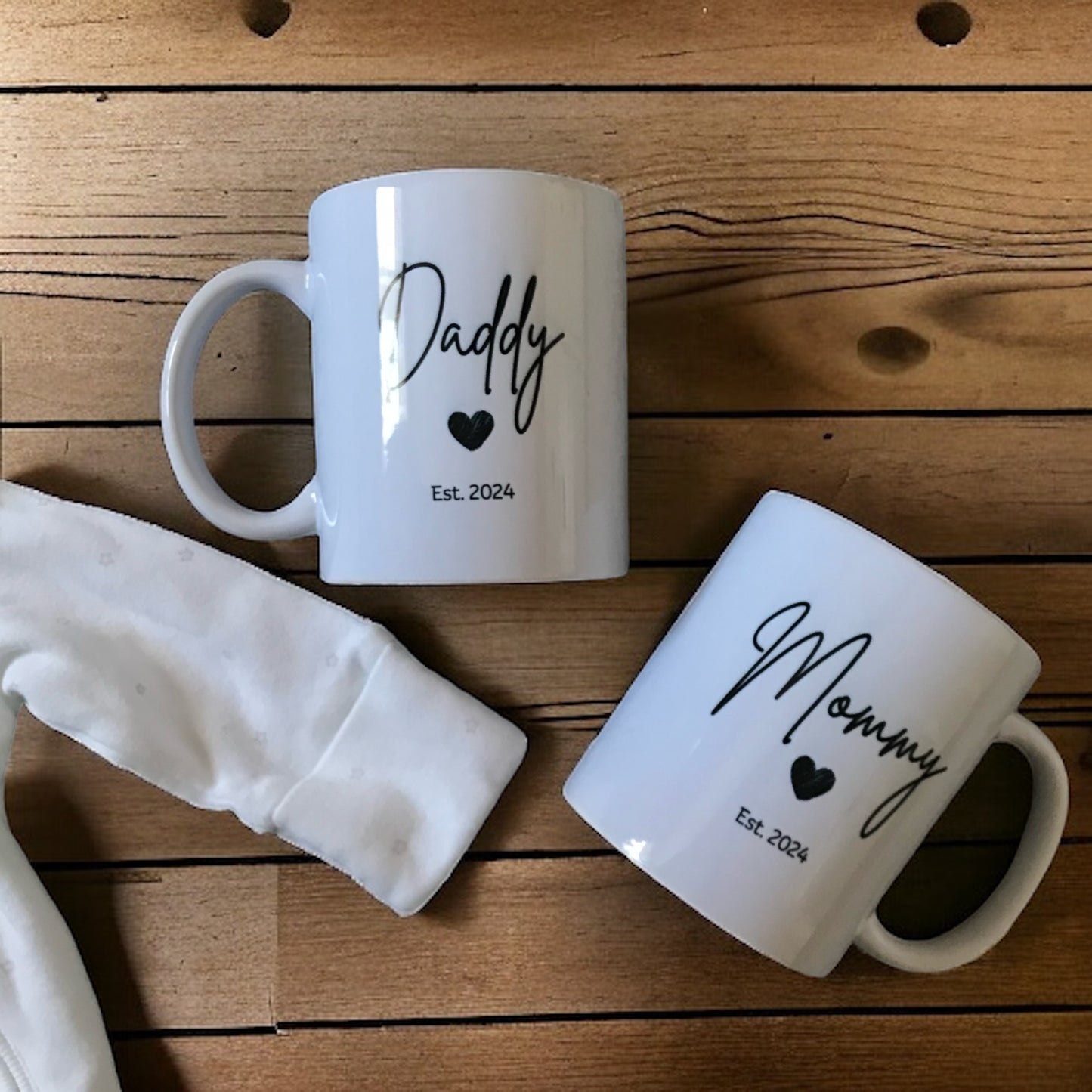 Welcome to Parenthood: Discover our Mommy and Daddy 11oz Mug Set