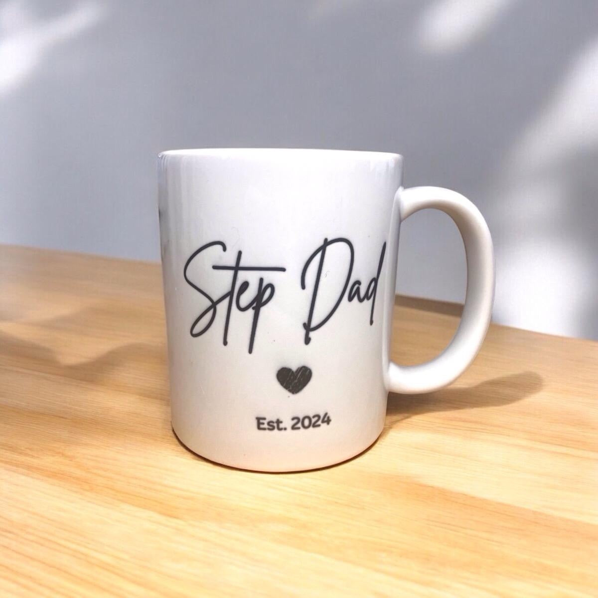 Step Mom/Step Dad Mug Set - Coffee Reuse Drinkware Cup Washable - Reusable