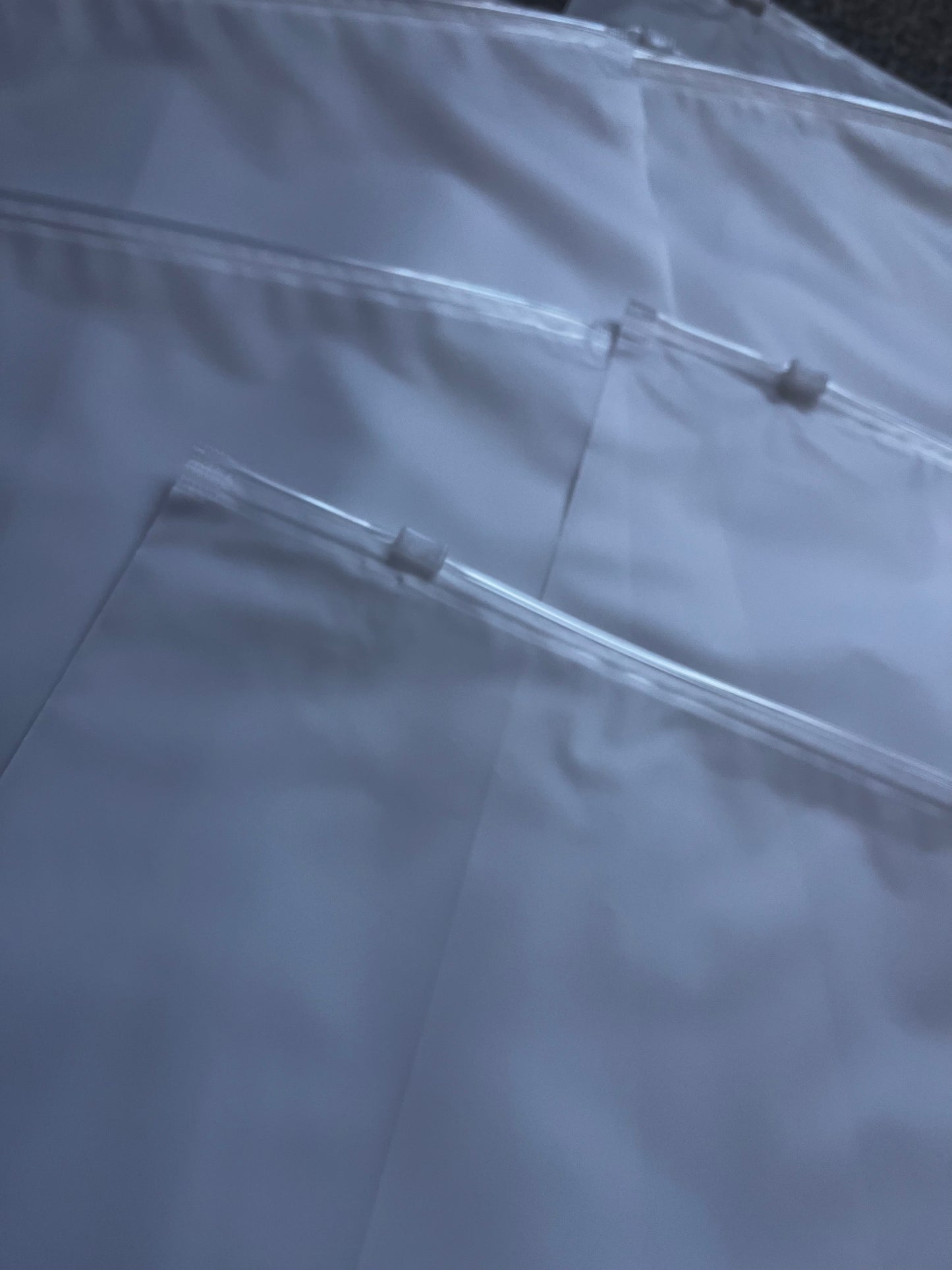 Frosted White Polythene Zip Lock Bags – Set of 20