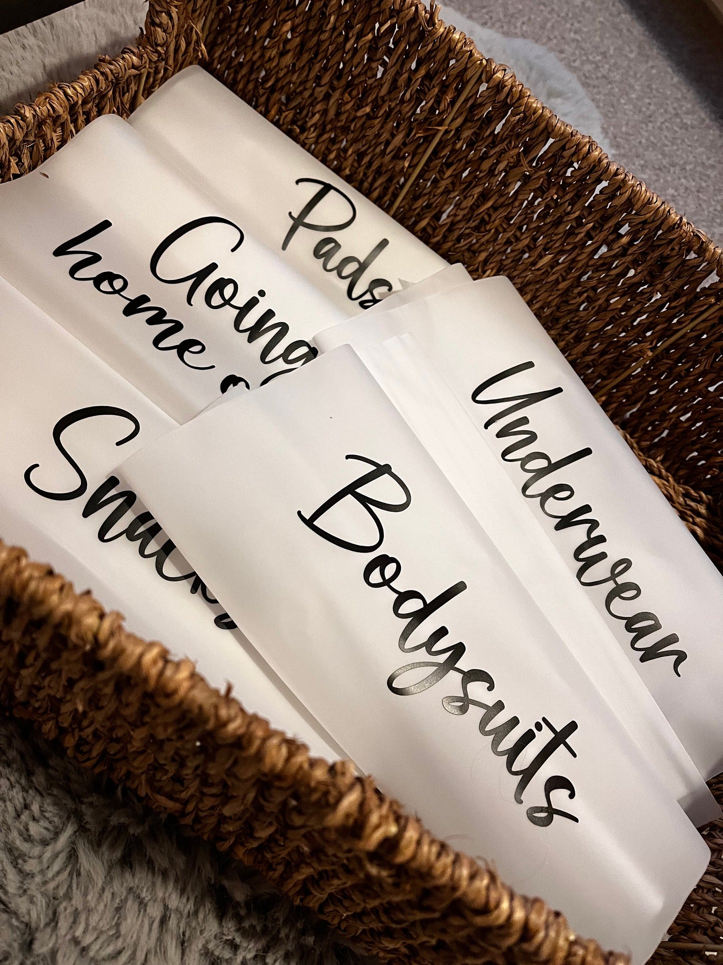 Hospital Maternity Organiser Bags, Essential Baby Items for Labor and Delivery. Ideal for New Moms & Perfect Baby Shower.